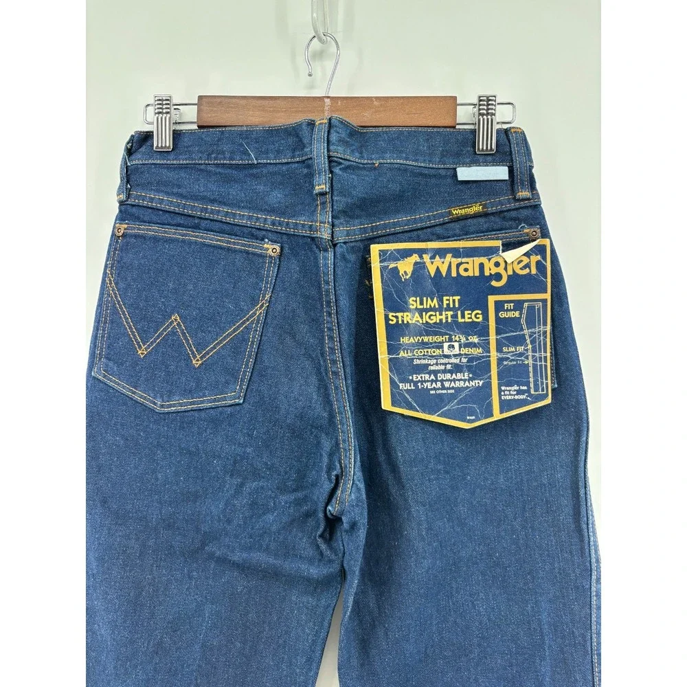 Wrangler ProRodeo Slim Fit Straight Leg Jeans Mens 30x33 Blue Denim NWT